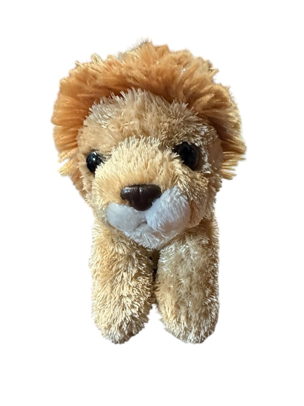 Aurora Mini Flopsie Lionel Plush Lion Small Stuffed Animal Plushie- Tan